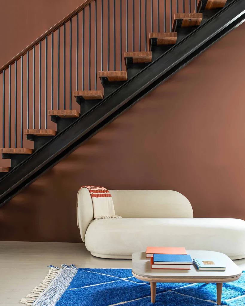 BENJAMIN MOORE — BM neutral-paint leather-saddle-brown