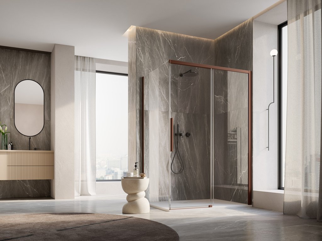 RONAL BATHROOMS — RONAL Bathrooms Collections 2025_ORIANA_Metall_Bourdeaux_